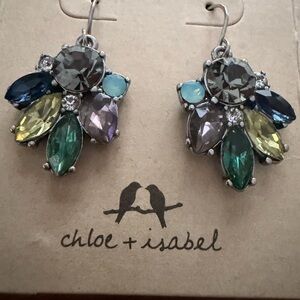 Chloe + Isabel Jewel-Toned Cluster Earrings
B1